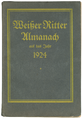 Titel des Almanachs des Weißen Ritters, 1924