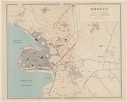 1913'te Fikaia için yapılan harita MÖ. 2500)