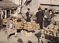 Sarajevo, Bosnien-Herzegovina, 1912, Brothändler auf dem Markt