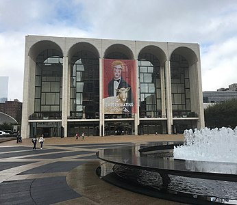 The Metropolitan Opera House at Lincoln Center in New York City by Wallace Harrison (1966)