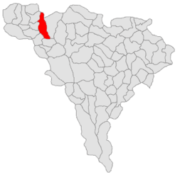 Location in Alba County