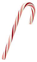 Candy canes are one of the most common peppermint-flavored candies