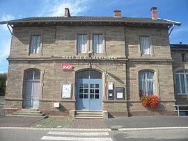 The railway station in Diemeringen