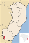 Lage von São José do Calçado