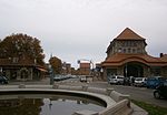 Vom Ludolfingerplatz nah Osten über die Brücke.