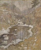 John Henry Twachtman, Sadzawka w Hemlock, ok. 1900, Addison Gallery of American Art (nr kat. 733)