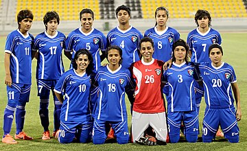 Kuwait women's national football team, 2012