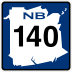 Route 140 marker