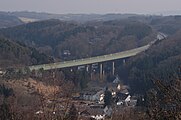 Streckenführung im Bergischen Land bei Overath