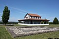 Nachbildung eines gallorömischen Tempels auf dem Martberg