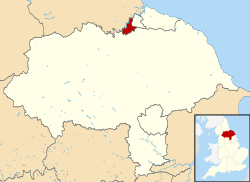 Der Teil des Borough of Stockton-on-Tees in North Yorkshire