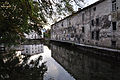 Rückseite vom Lanthieri-Schloss am Vipava-Ursprung