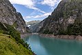 Gigerwaldsee mit Blick auf das obere Seeende mit dem Weiler St. Martin