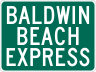 Baldwin Beach Express marker