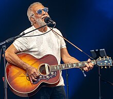 Cat Stevens at the 2023 Glastonbury Festival