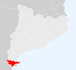 Montsià – Localizzazione