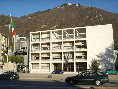The Casa del Fascio (House of Fascism) in Como, Italy, by Giuseppe Terragni (1932–1936)