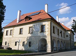 Dolany Castle, now the municipal office