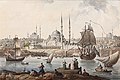 Jean-Baptiste Hilaire: Hafen von Istanbul, um 1780, Istanbul.