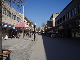 Een straat in Köping