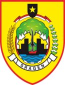 Coat of arms of Sragen Regency