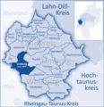 Fehlerhafte Darstellung des Landkreises Limburg-Weilburg