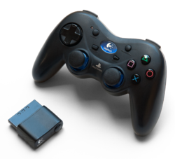 Logitech Cordless Action™ PlayStation 2 Controller with transceiver dongle