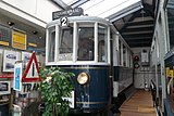 Motorwagen A37 in het oude NZH Vervoer Museum aan de Leidsevaart.