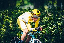 Primoz Roglic auf der 5. Etappe in Genf