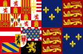 Royal Standard as King of Spain and King Consort of England (1556–1558)