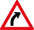 Curve to left