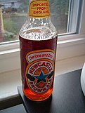 A pint of Newcastle Brown Ale