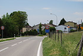 Ortseingang von Meinisberg