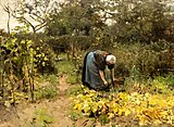 Anton Mauve: Im Gemüsegarten (nach 1870) Museum Barberini Potsdam