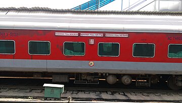 Bhubaneswar Rajdhani Express via Sambalpur City – AC Three Tier coach