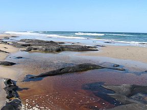 Coffee Rock im Broadwater-Nationalpark