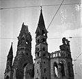 Nahaufnahme der Ruine, 1954