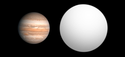 Méretösszehasonlítás a Jupiterrel