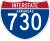 Interstate 730 marker