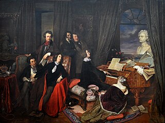 Liszt Piyano Başında, Josef Danhauser, 1819