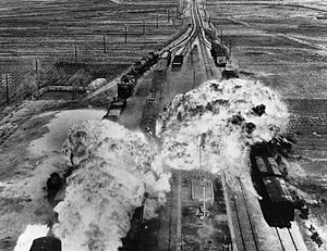 Korean trains under attack