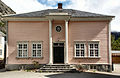 Den gamle banken, senere kulturbank, i nyklassisistisk stil. Foto: Frode Inge Helland