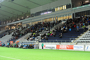 Tribüne der Linköping Arena