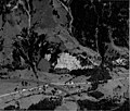 Aerial photograph of Mitholz, c. 1930, before construction of the munitions facility
