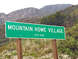 Mountain Home Village sign