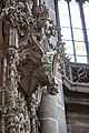 Spätgotischer Krabbenbesatz am Sakramentshaus von St. Lorenz, Nürnberg