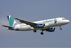 Airbus A320-200 der Orbest Orizonia Airlines