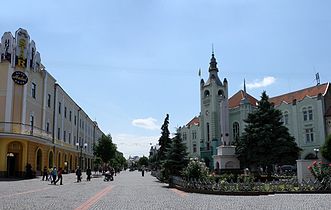 Rathaus und Marktplatz