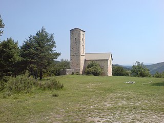 Kapelle Saint-Thyrse außerhalb des Weilers Robion bei Castellane