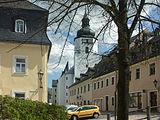 Obere Schlossstraße und Georgenkirche